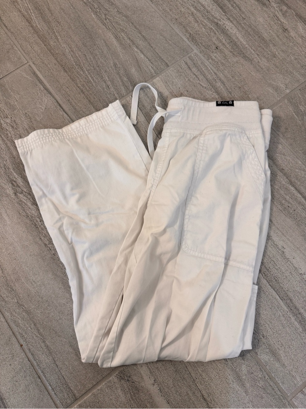 white cargo pants
